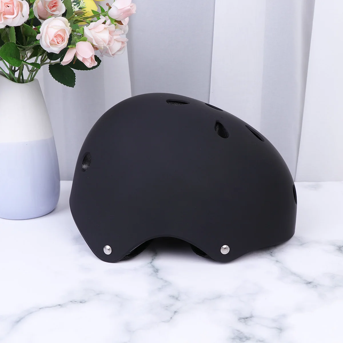 Безопасность для взрослых, черный размер S, 49-53 см, мультиспортивная регулируемая защита для велосипедных скейтбордингов