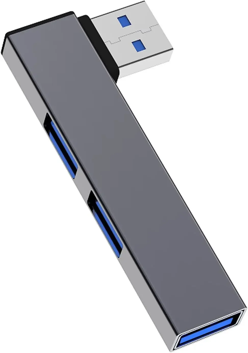 

90 Degree USB Type C Hubs Docking Station 4 Port Data Transfer Expander Fast USB3.0 for PC Laptop