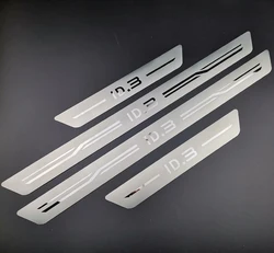 VW ID3 Accessories Stainless Steel Door Sill Scuff Plate for 2020-2023 Volkswagen ID.3