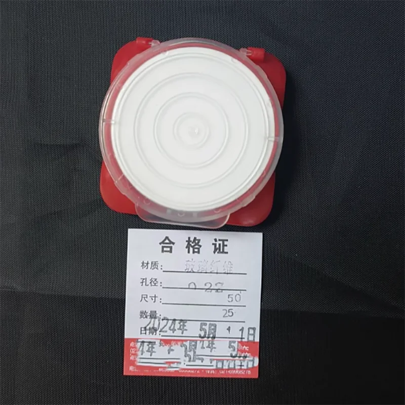 Glass fiber microporous filter membrane GF dust measuring membrane TSP sampling 47mm50mm0.45 0.22um