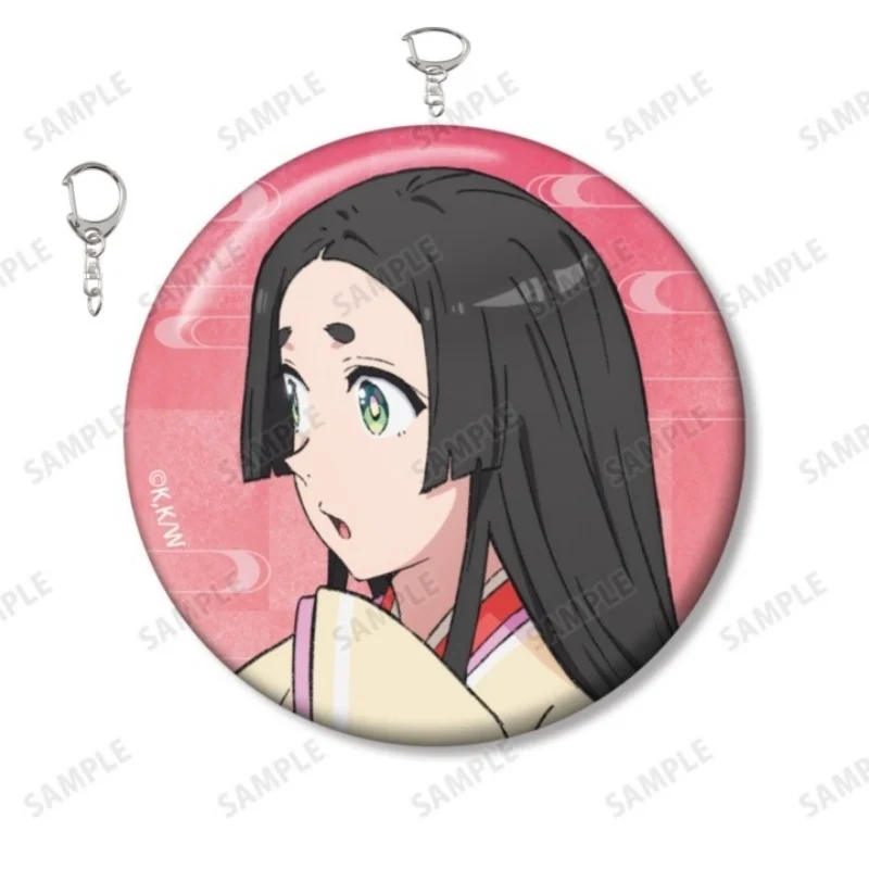Anime THE WORLD IS DANCING6CM Circle Acrylic Pendant Keychain Oniyasha,Inuou,Ishiya,Kanami,Kurt von Rudersdorf Collection Gifts