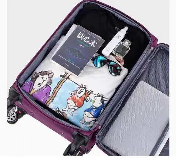 20/24/26 Inch Waterproof Spinner Wheel Rolling Suitcase Men Business Travel Trolley Luggage Bag