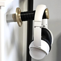 Sword-Shaped Headphone Holder Wall Mount 3D Printed Drill-Mounted Storage Home Office Garage Unique Gift Home Wall Decoration