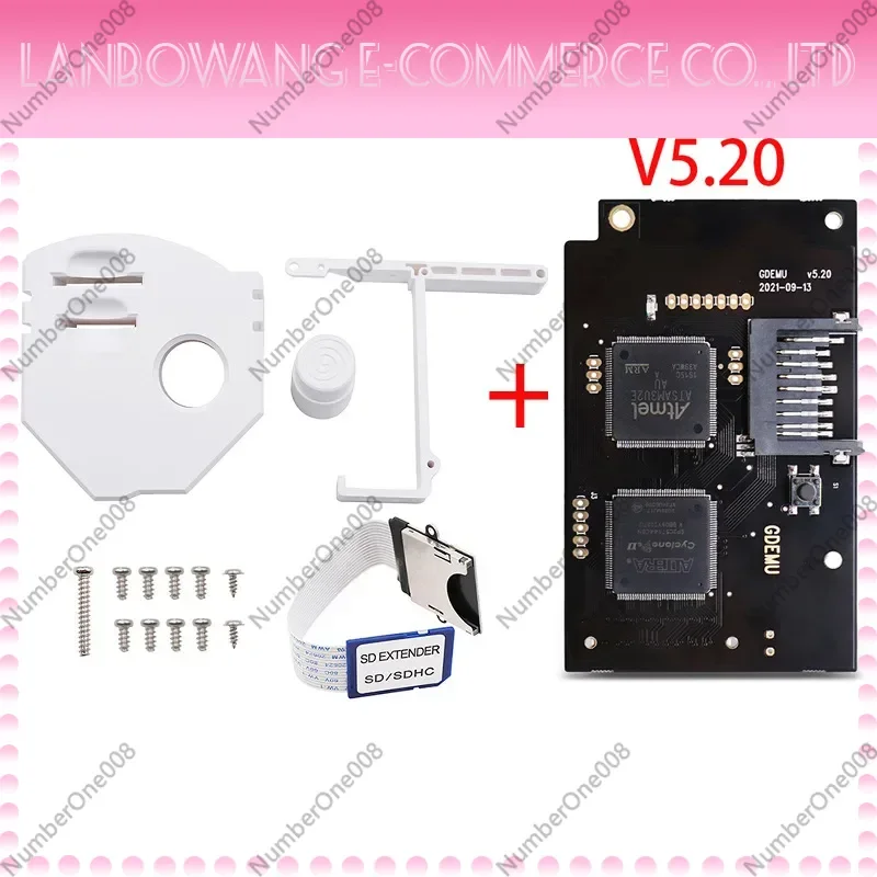 GDEMU 5 20 V5.20.5 Optical Drive Emulation Board and Remote Card Mount Kit for DC Console For SEGA Dreamcast gdemu GDU DC VA1