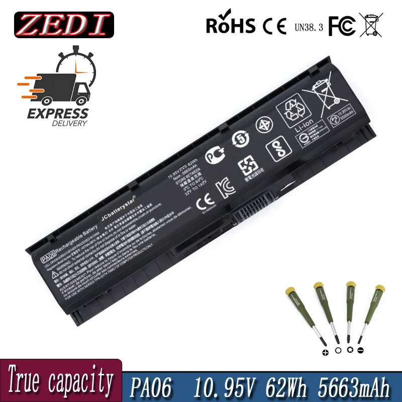 

ZEDI 5663mAh PA06 Laptop Battery For HP Omen 17-w000 17-w200 17-ab000 17t-ab200 HSTNN-DB7K 849571-221 849571-241 849911-850