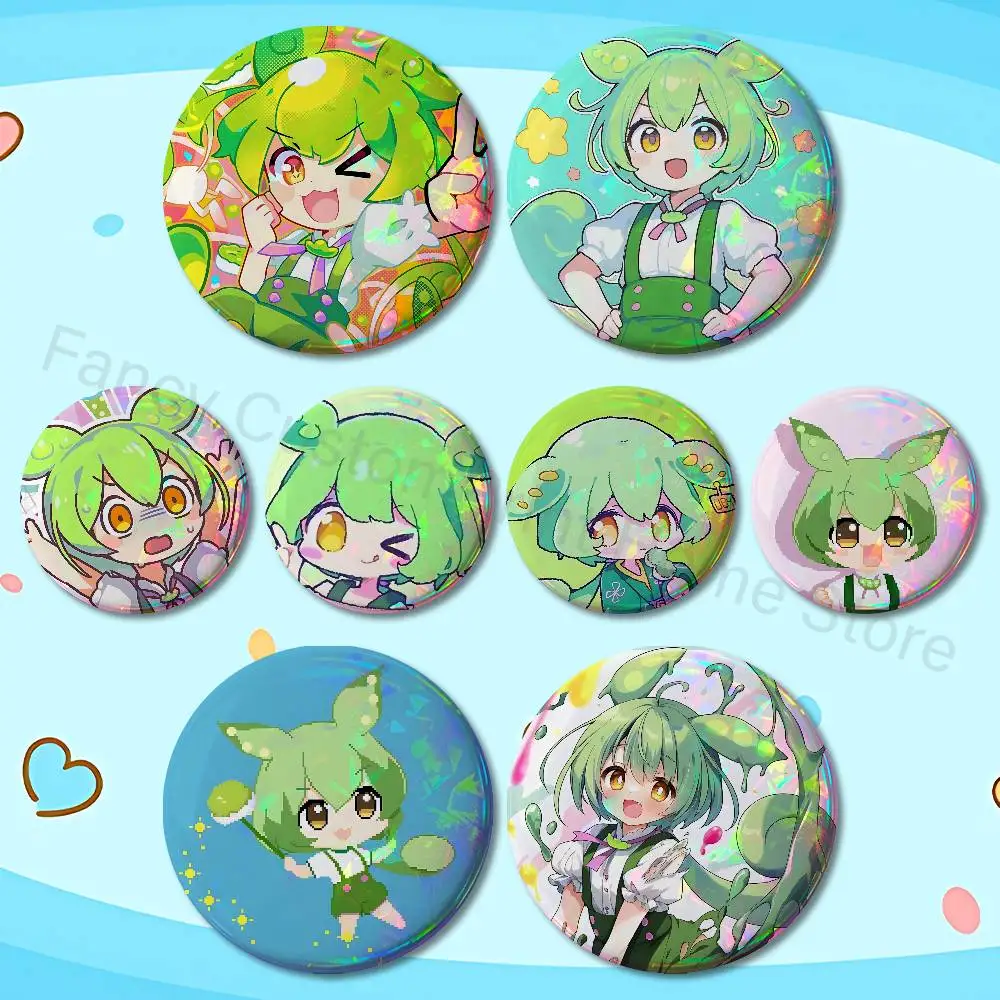 

Cute Z-Zundamons Pins 58mm Cute Cartoon Badge Handmade Brooches for Backpack Accessories