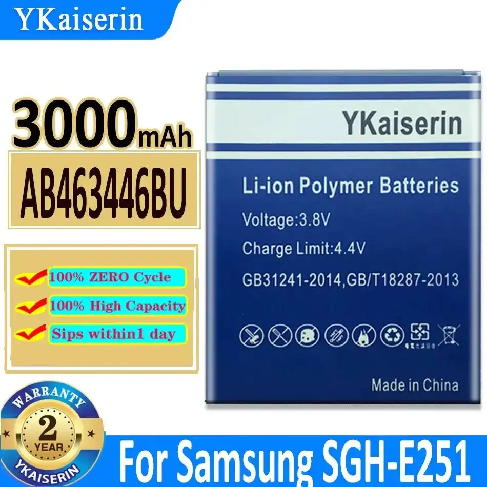 Battery AB463446BU AB043446BE AB043446BEC For Samsung Sgh-E251 Sgh-E258 Sgh-E350 Sgh-E428 Sgh-E500 Sgh-E900 Sgh-E908 Sgh-M620