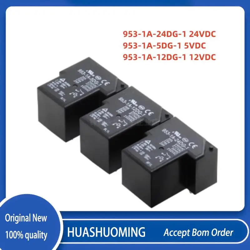 5Pcs/LOT   New    953-1A-5DG-1 5VDC  953-1A-12DG-1 12VDC  953-1A-24DG-1 24VDC 5VDC 12VDC 24VDC 4Pin 30A