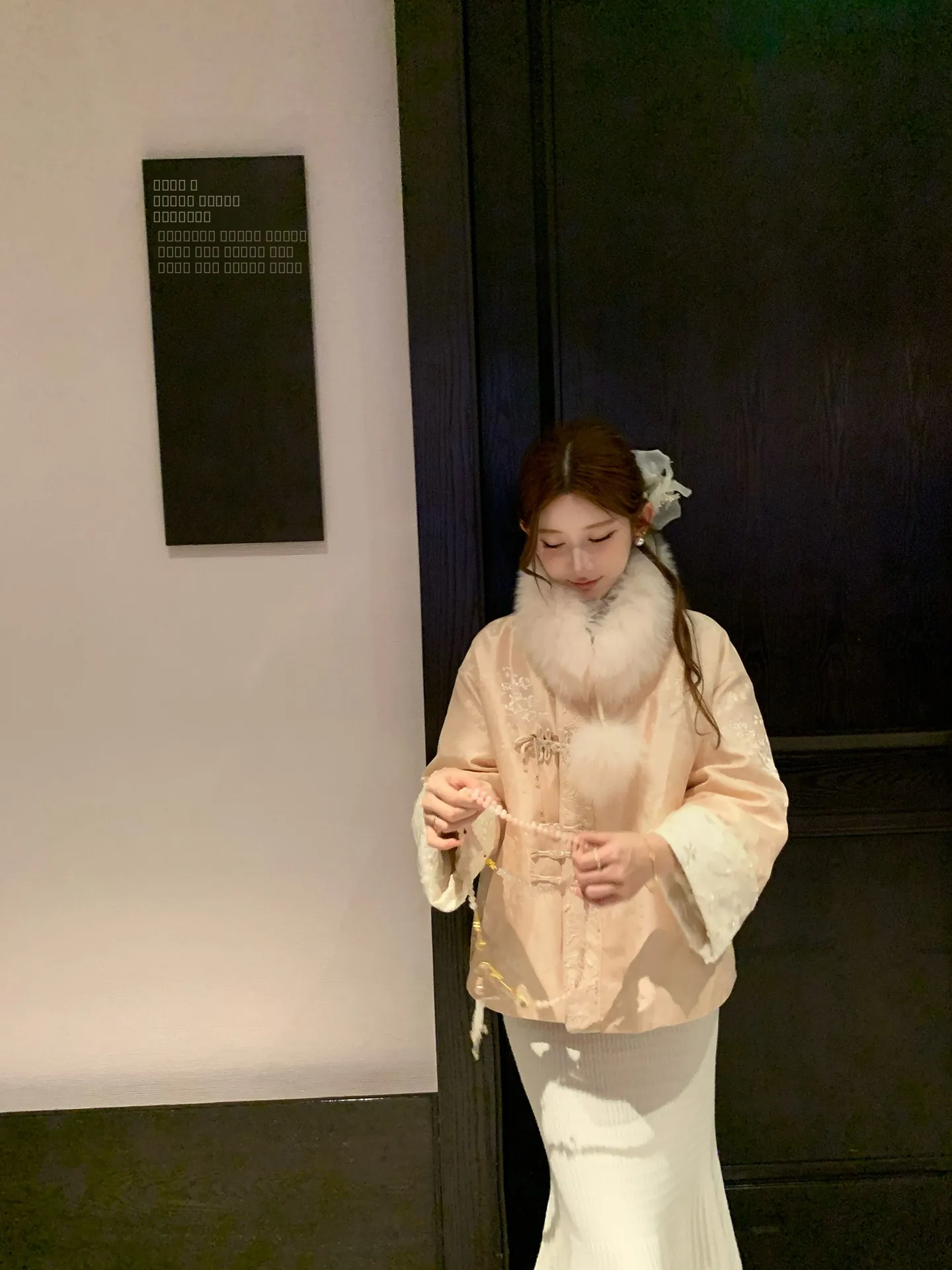 

Женская пуховая куртка NMIOK в китайском стиле, 90% белый пух, теплая, с вышивкой в национальном стиле, новинка зимы