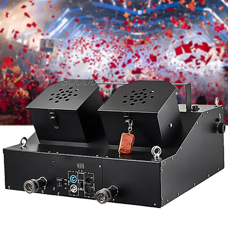 

Professional CO2 Confetti Machine Electric Launcher Confetti Tubes for DJ Event Parties Club Wedding Concert Halloween