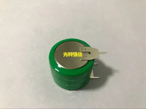 بطارية نيكل هيدروجين أصلية جديدة ni-mh قابلة لإعادة الشحن/زر 250 مللي أمبير 3.6 فولت مع أقدام لحام ثلاثة أقدام