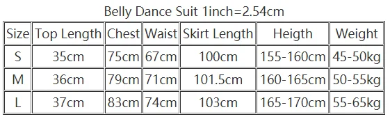 Belly Dance Performance Suit for Women Oriental Sleeveless Top+gloves+skirt 4pcs Girl\'s Belly Dancing Professional Clothing Set