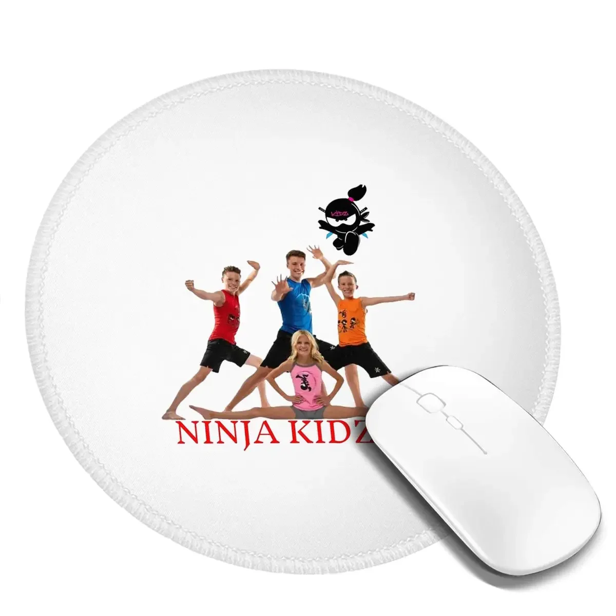 Ninja Kidz Tv -kids Round Mouse Pad Computer Keyboard Mouse Mat Gaming Laptop Desk Mat Office Table Mats