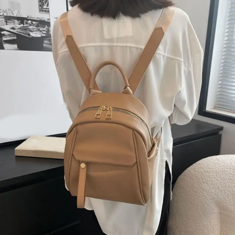 

X90D School Bag Bookbag Fashion PU Backpack Casual Travel Backpacks for Student Girls