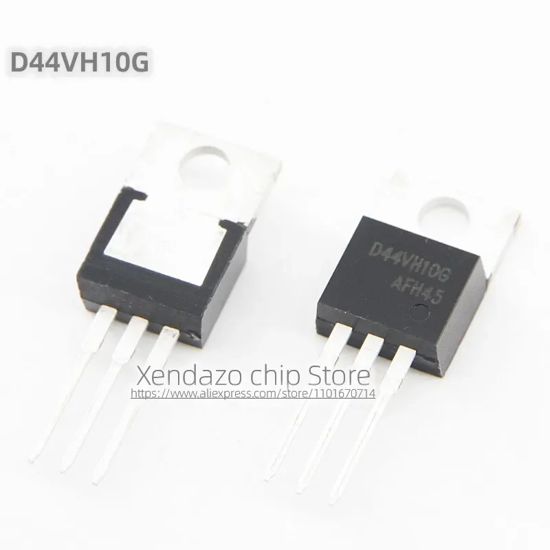 5pcs/lot D44VH10G D45VH10G TO-220 package Original genuine Complementary silicon power transistor