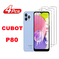 2/4Pcs 9H Tempered Glass For Cubot P80 Screen Protector Glass Film