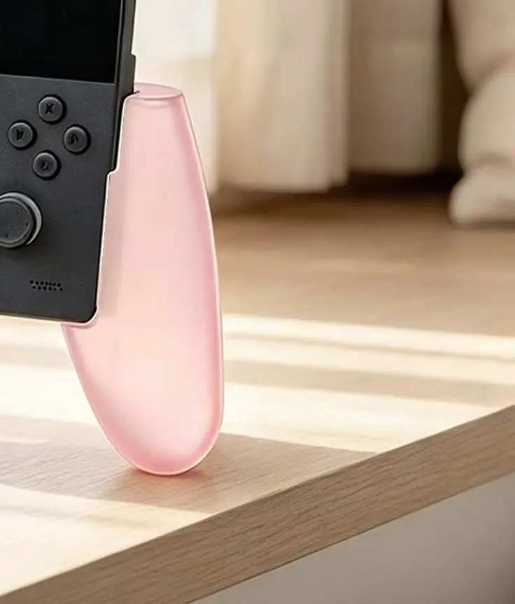 Non‑Slip Comfort Grip Handle for TRIMUI BRICK PRO Game Console, Ergonomic Anti‑Slip Hand Grip Retro Handheld Console Accessories