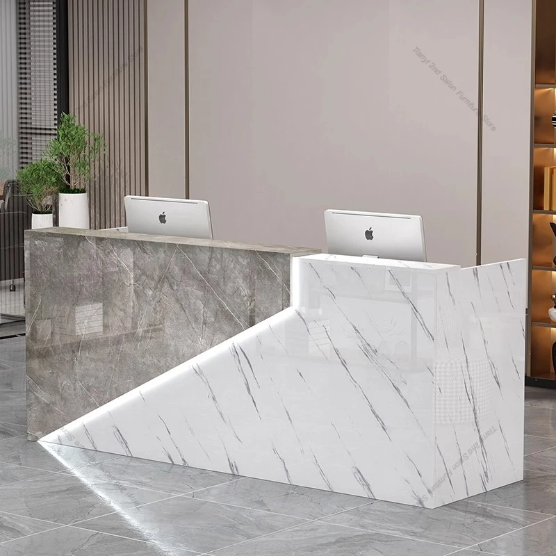 

Modern Consulting Company Front Desk Nordic Creative Beauty Salon Enterprise Reception Desk Commercial Office Furniture FYRD