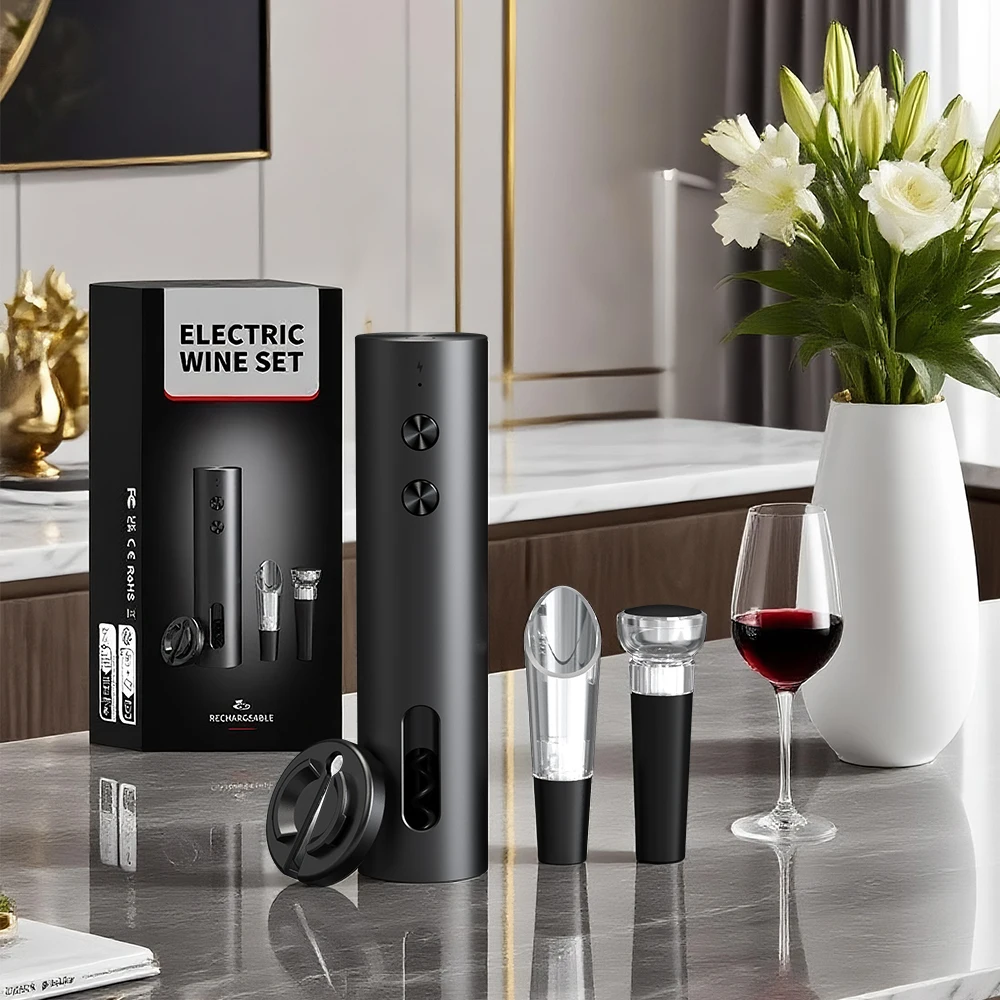 Set Pembuka Botol Anggur Elekt - Wine Opener Electric ulasan dan harga