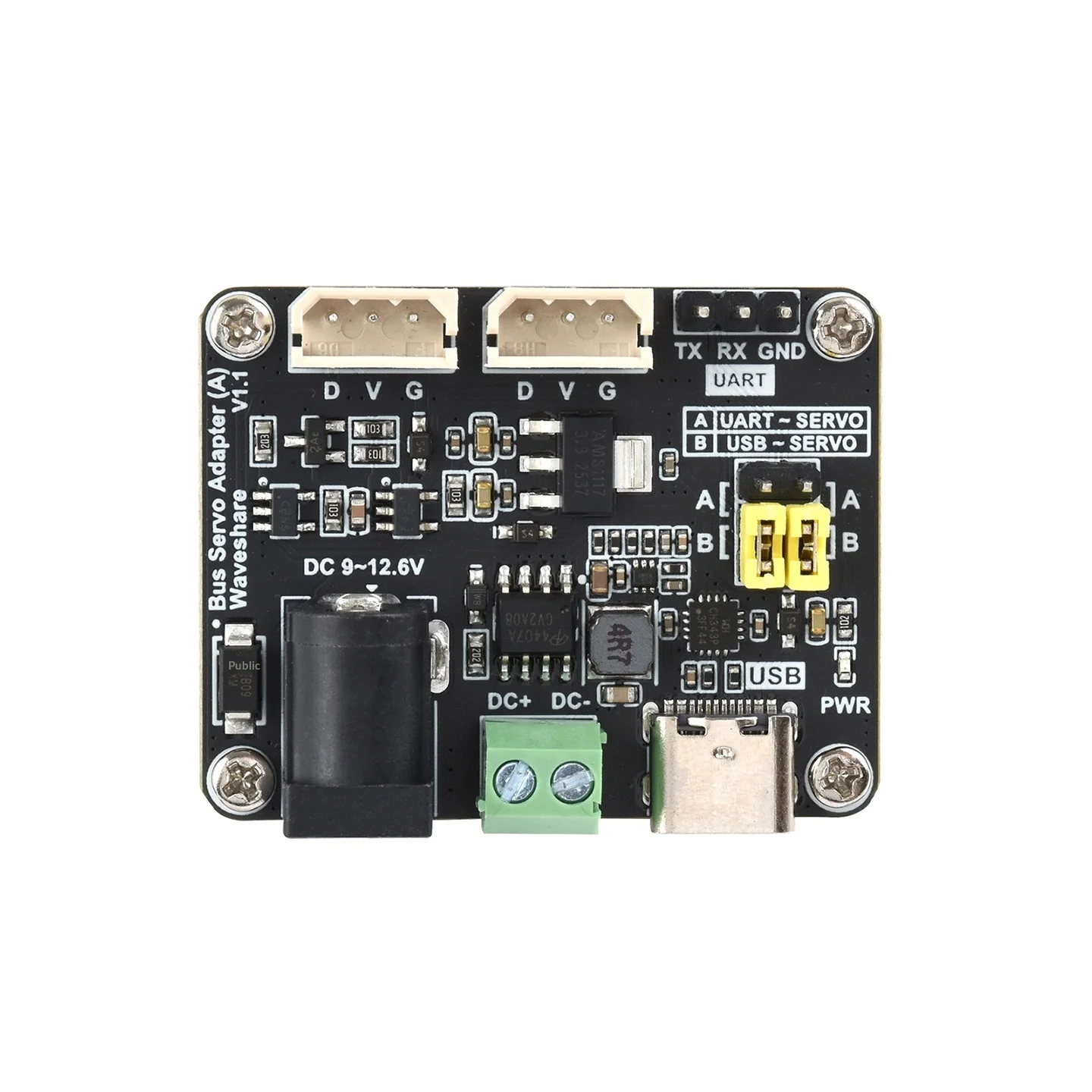Serial Bus Servo Driver Board Module Suitable for St/sc Series Robots/raspberry Pi Uart