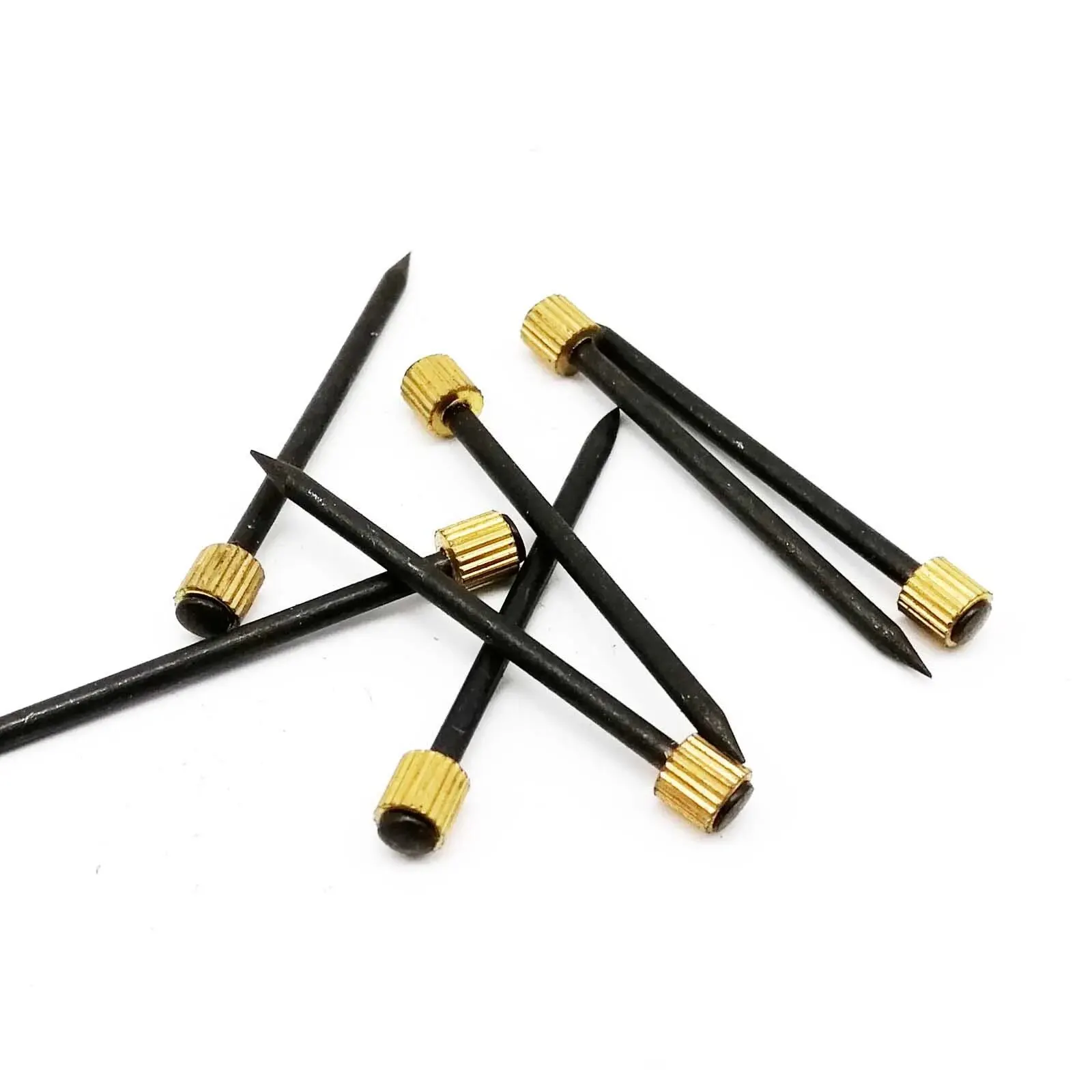 50pcs/box Black Steel Brass Cap Nail for Hanging Picture Photo Oil Painting Frame Mirror Clock Hook Hanger Hard Wood Solid Wall