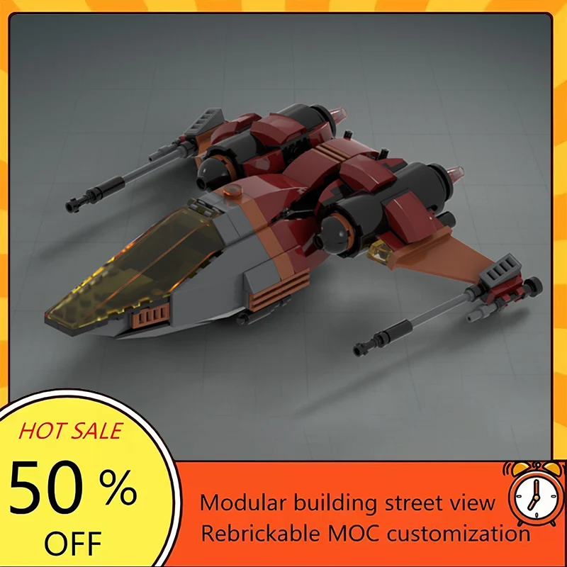 

214PCS Popular Space War Movie Model MOC Building Bricks Spaceship Modular Technology Gifts Holiday Assemble Children Toy Suit