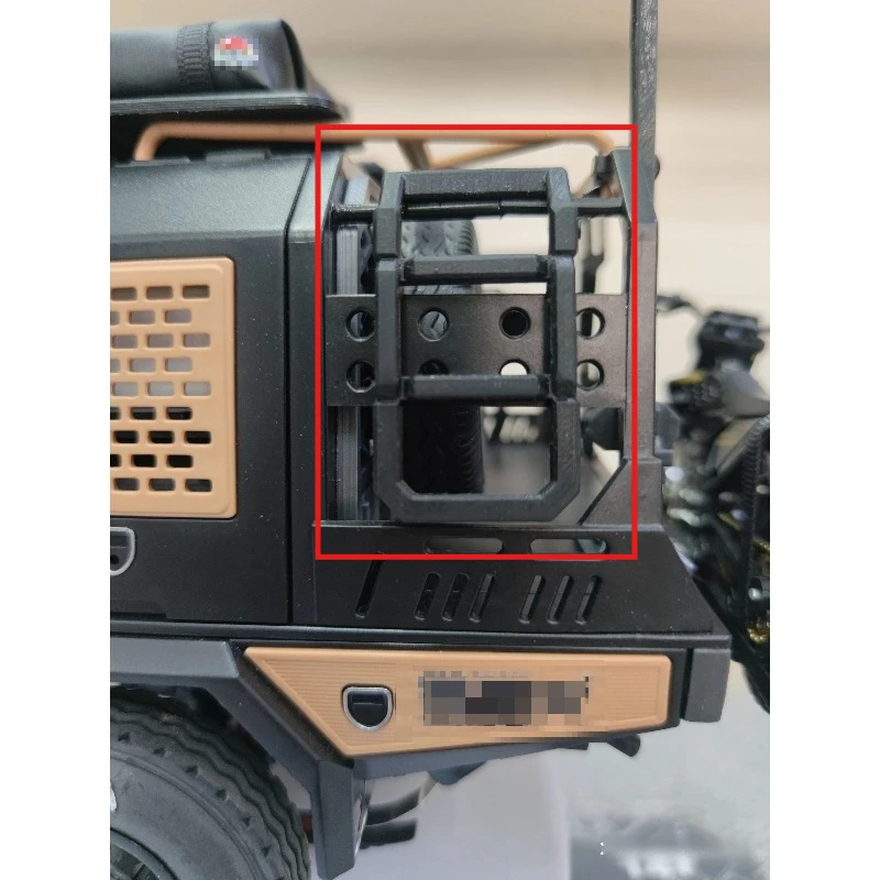 RC Crawler Side Ladder & Rear Step Set Customized For MN82S 1/12 Scale Simulation Exterior Upgrade Mod Decor Accessories