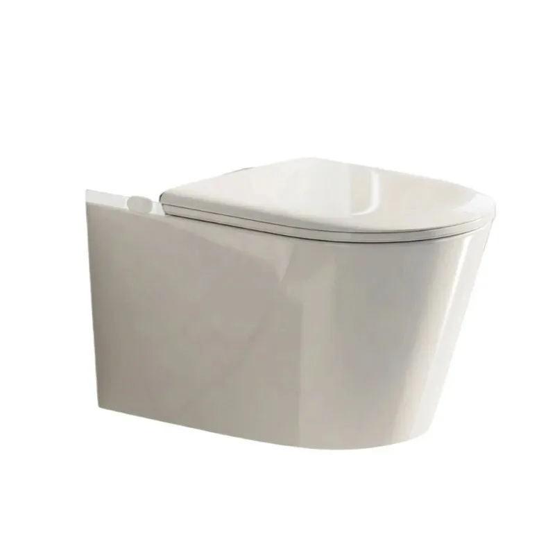 Wall-mounted hanging smart toilet P-type trap automatic toilet Smart wall-mounted smart toilet with remote control