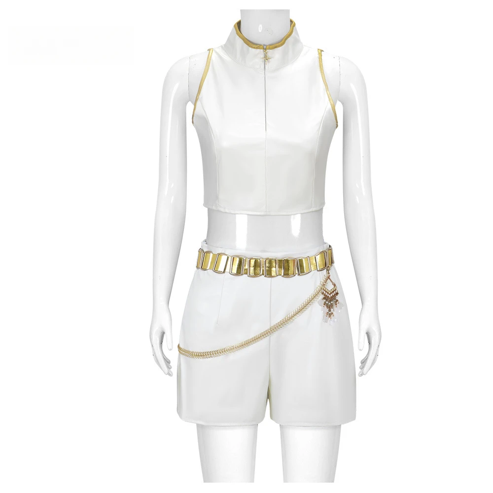 

Cosplay KPOP Demon Hunter Costume Korean Wave Girl Rumi Singer HUNTRIX for Party Halloween Show Clothes School Uniforms