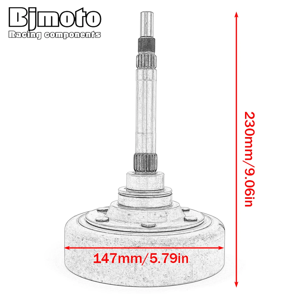 CLUTCH HOUSING ASSY For Yamaha YXR660 FSE FA Grizzly Rhino 660 Hunter For STELS UTV 700 500 H EFI 21210-F39-0000 LU022728