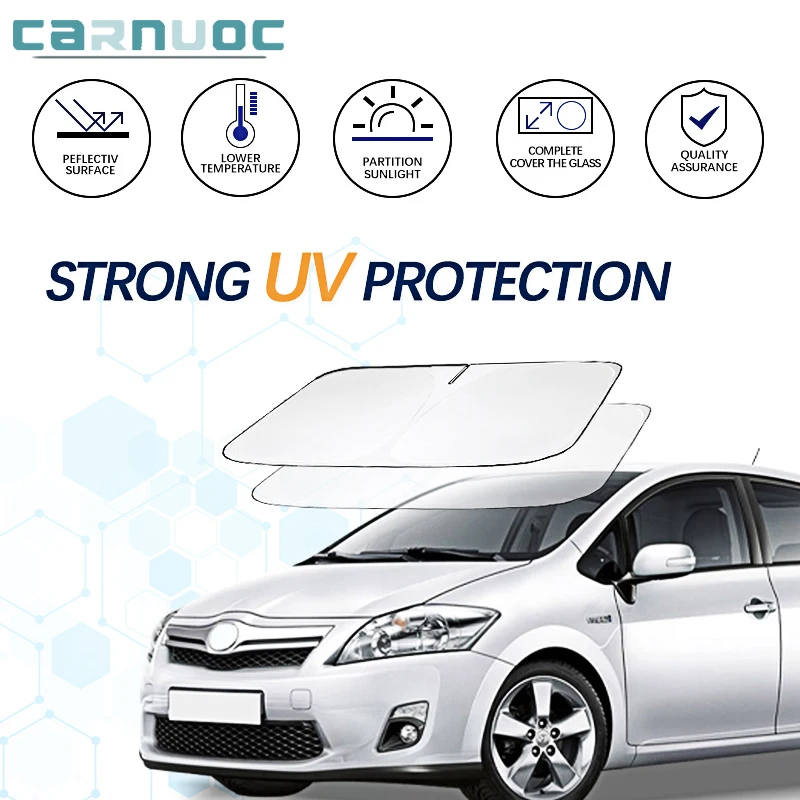 

Car Window Sunshade Cover Sun Shade Windshield Visor Protector Windscreen UV For Toyota Auris Hatchback Touring 2006-2021