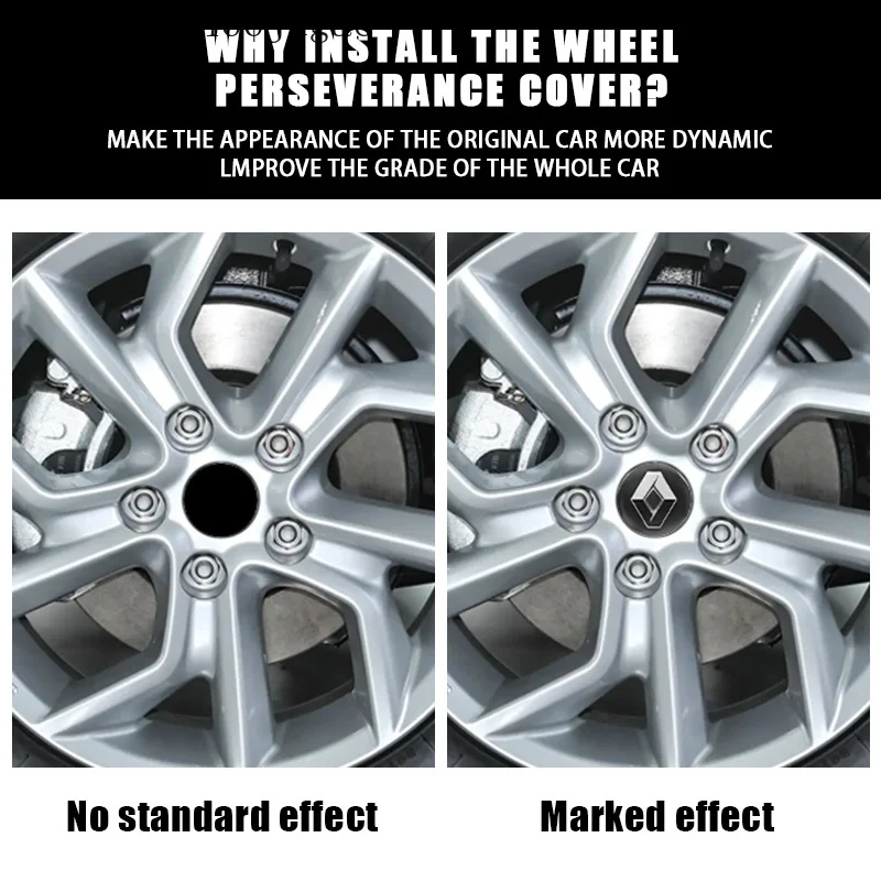 4 قطعة 56/60/65 مللي متر ملصقات عجلة السيارة غطاء محور المركزي شعار السيارة شارة ملصق مائي لرينو ميجان 2 3 كليو كوليوس كادجار كابتور أركانا