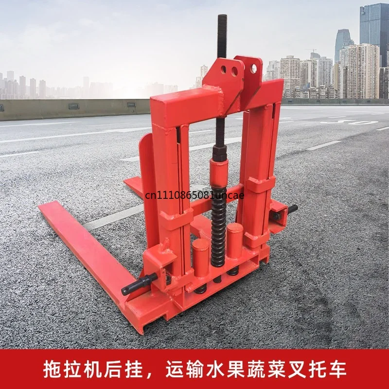 For New Tractor Rear Mounted Lift Pallet Multifunctional Transport Forklift For Orchard Fruit Vegetable Delivery