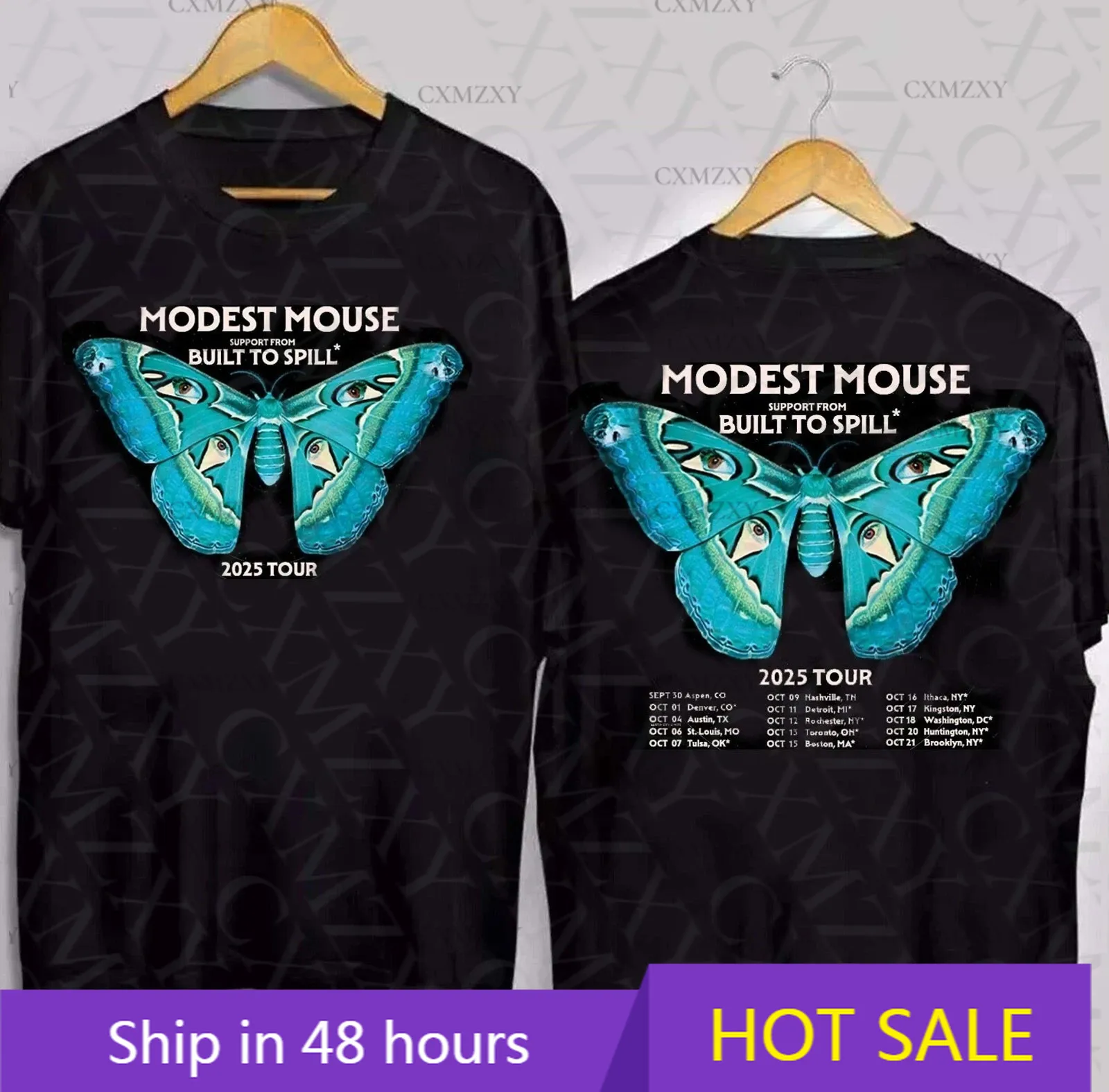 

Modest Mouse On Tour Fall 2025 100% Cotton T-Shirt