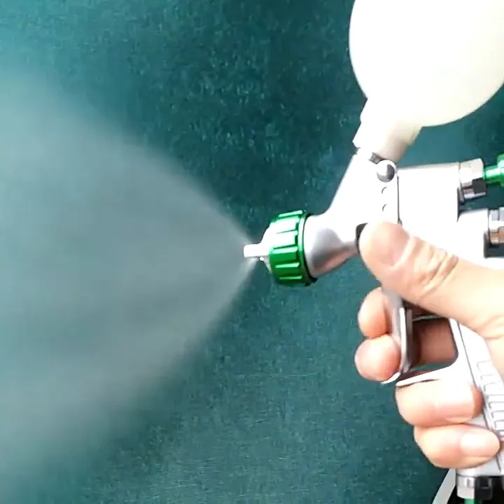 4000G upper pot caliber 1.3 automotive topcoat varnish paint spray gun high atomization GTI pneumatic spray gun H827H200-4000B