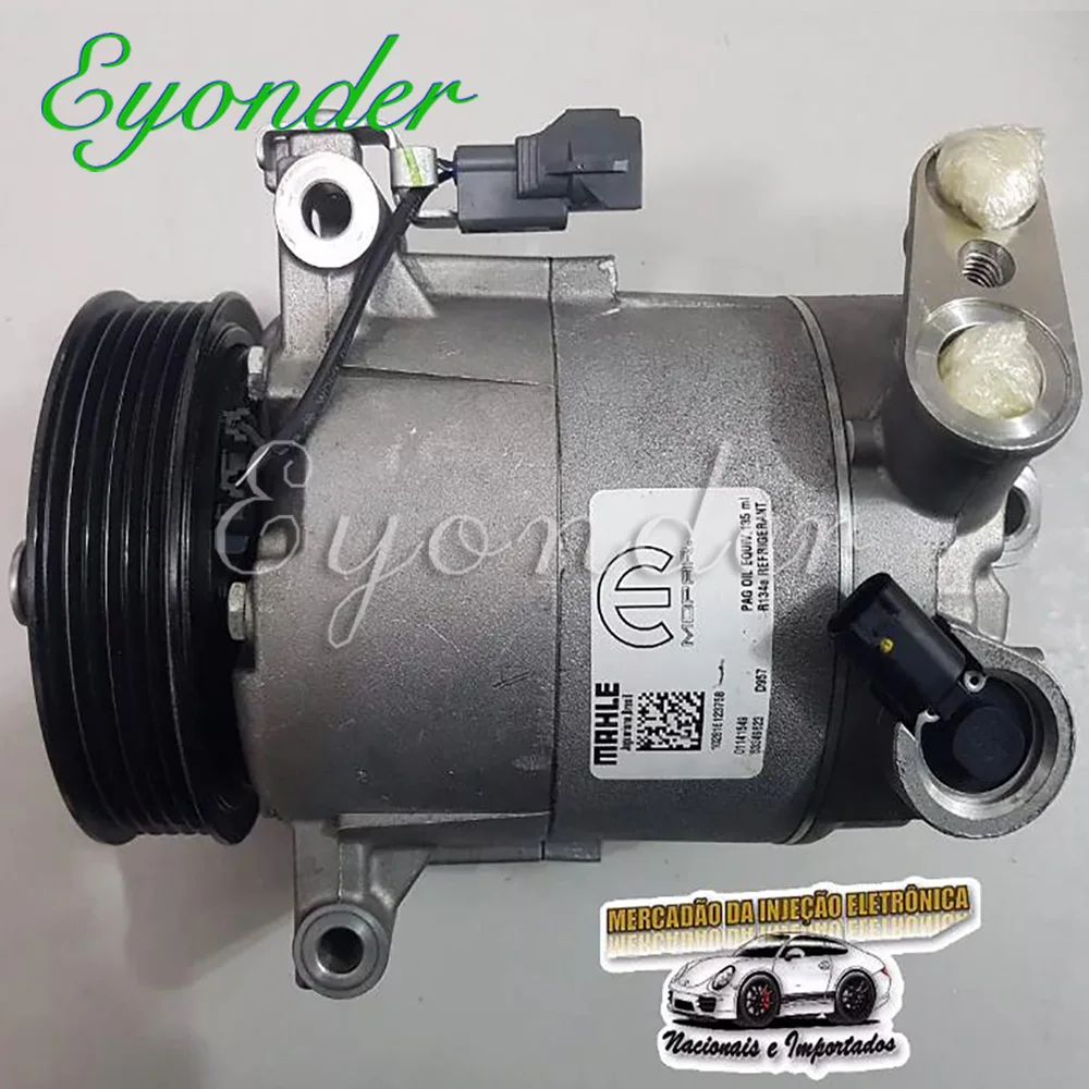 

Aircon A/C AC Air Conditioner Conditioning Compressor Cooling Pump Clutch PV6 6PK for Jeep Compass 53349623