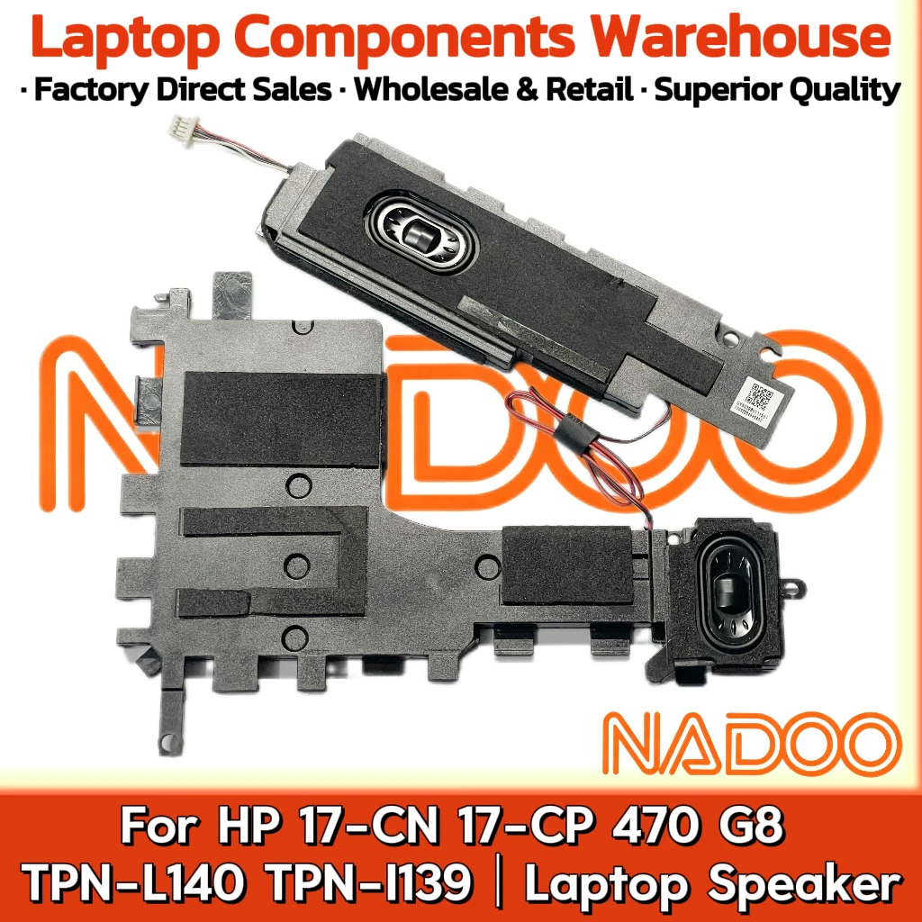 

New Original Laptop Notebook Audio Speaker For HP 17-CN 17-CP 470 G8 TPN-L140 TPN-I139 built-in speaker horn audio