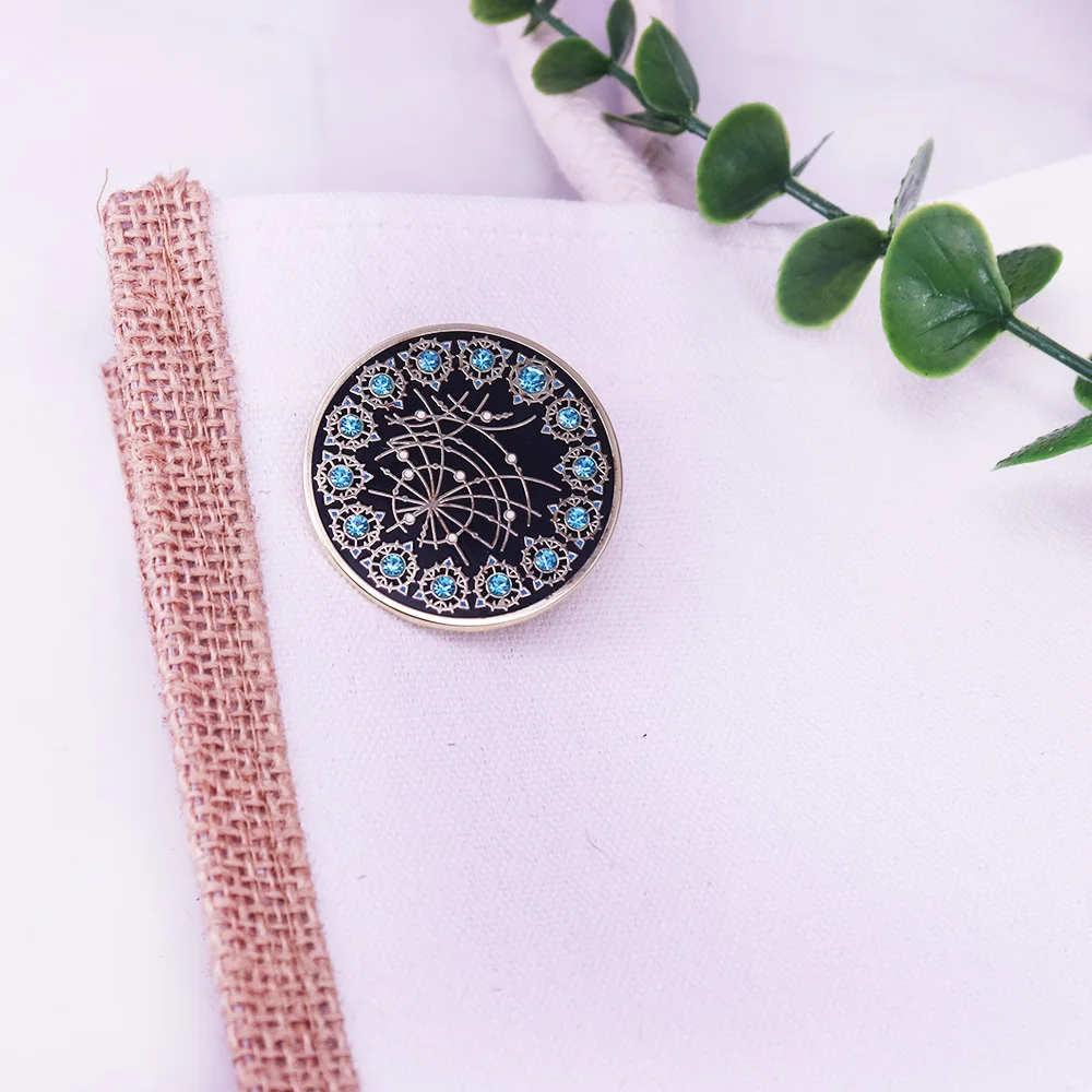 FINAL FANTASY XIV Stargazing Divination Live long prosper Classic Gift video Gamer badge 80s nostalgia Nintendo fans enamel pin
