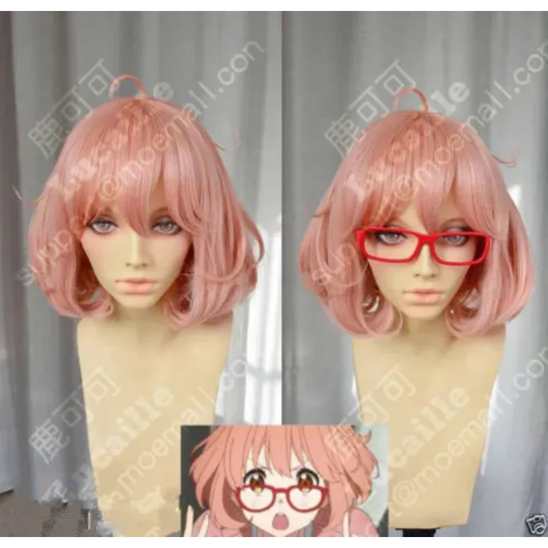 Beyond the Boundary Kuriyama Mirai Rikka Style Coral Lolita Cosplay Party Wig