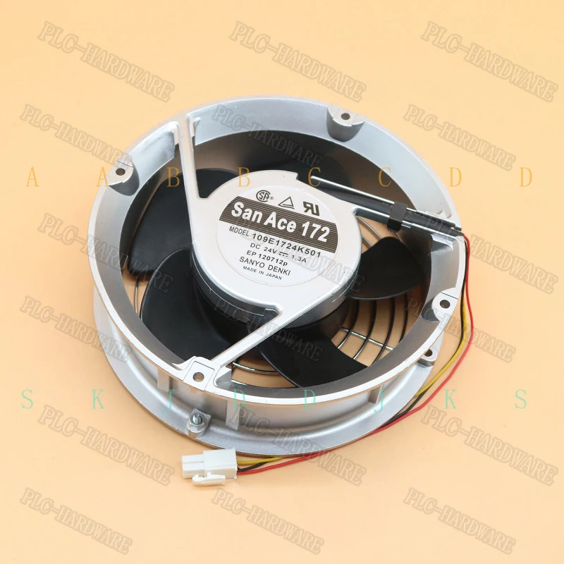 

M New 109E1724K501 24V 1.3A cooling fan For SANYO San Ace172