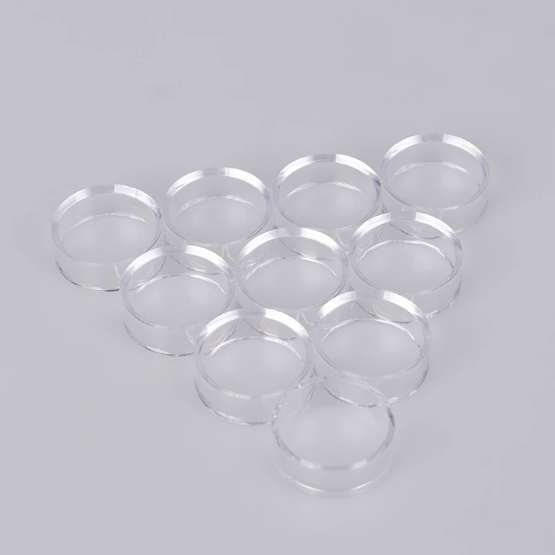 *10PCS Acrylic Clear Display Stand Crystal Ball Sphere Holder Pedestal Decor Base Support
