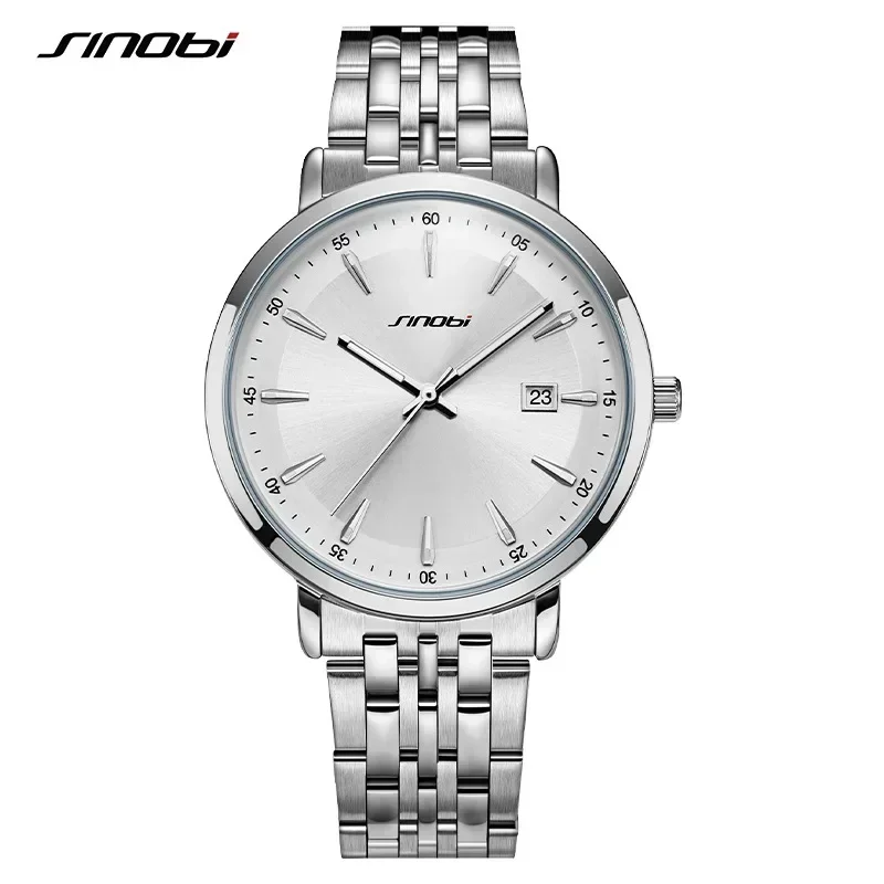 2025 남성용 시계 남성 비즈니스 심플 분위기 남성 시계 방수 쿼츠 시계 드롭쉬핑 9861