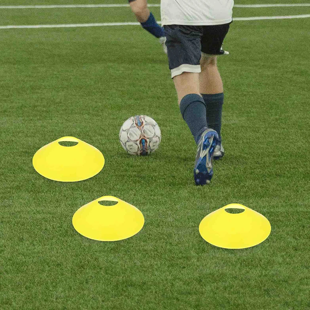 

20 Pcs Disc Soccer Cones Training Equipment Lightweight Durable PE Material Sports Accessories Marker