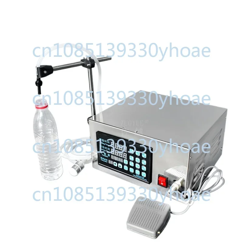 GFK-280 Single Head Small Automatic Baijiu Vinegar Pure Juice Beverage Mineral Water Automatic Filling Machine