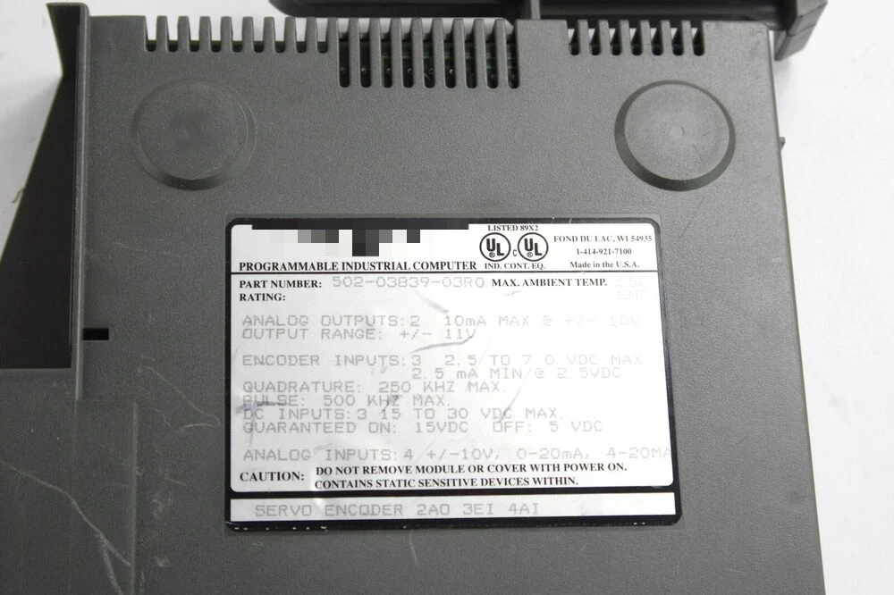 PiC900 502-03839-03R0 / 5020383903R0 Analog Output Module