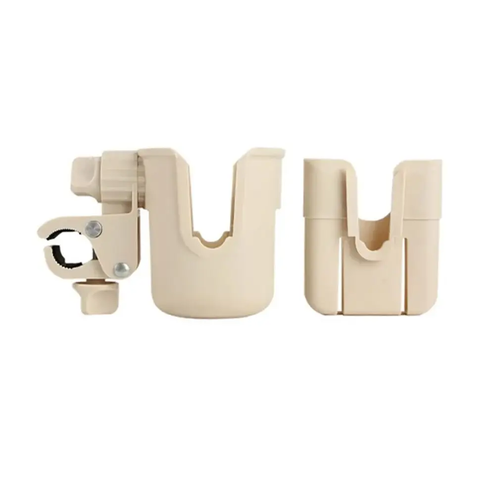 1 pièces support de verre de poussette universel avec support pour téléphone porte-bouteille réglable 360 degrés 2-en-1 porte-gobelet de boisson