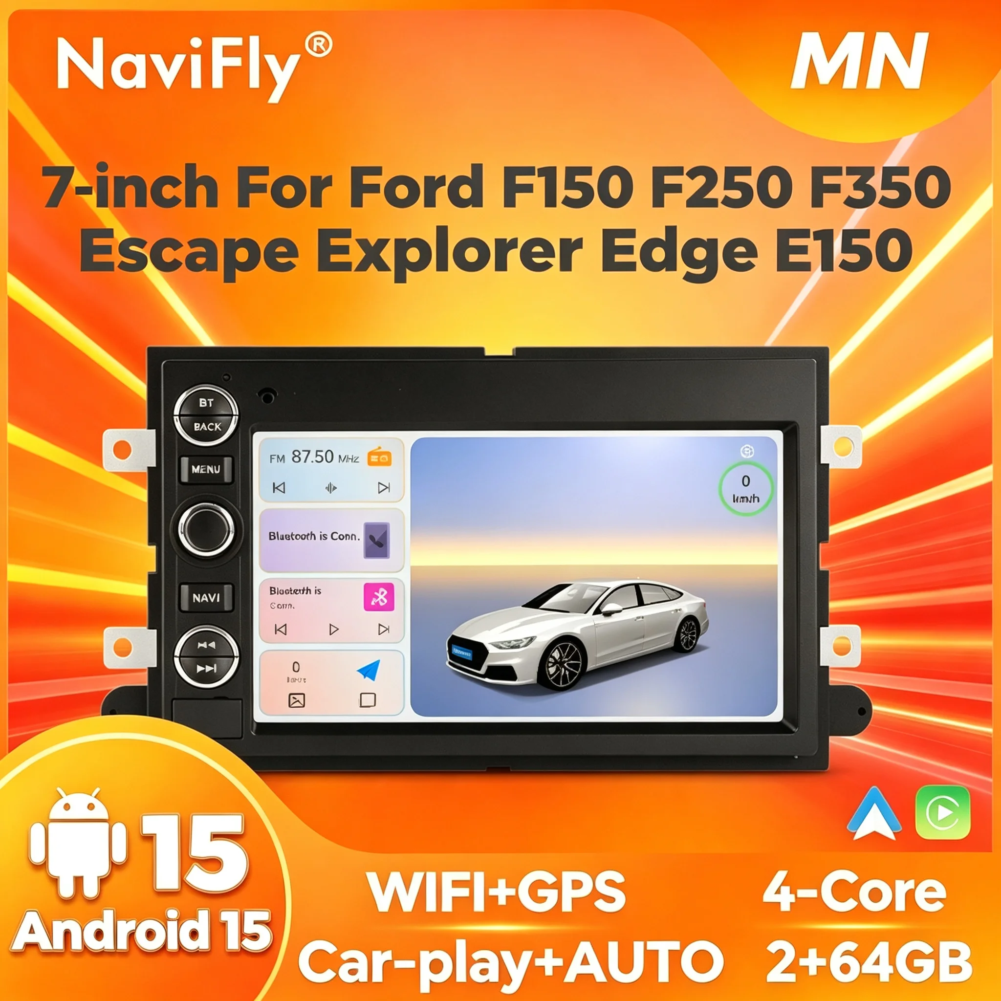 NaviFly Wireless CarPlay 7