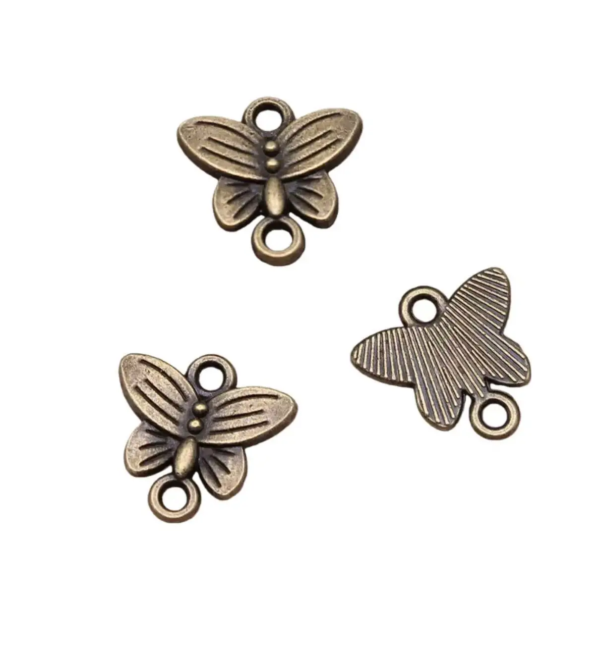 

20pcs 14*14mm Alloy metal Cute animal design connector for making accessories HW2511