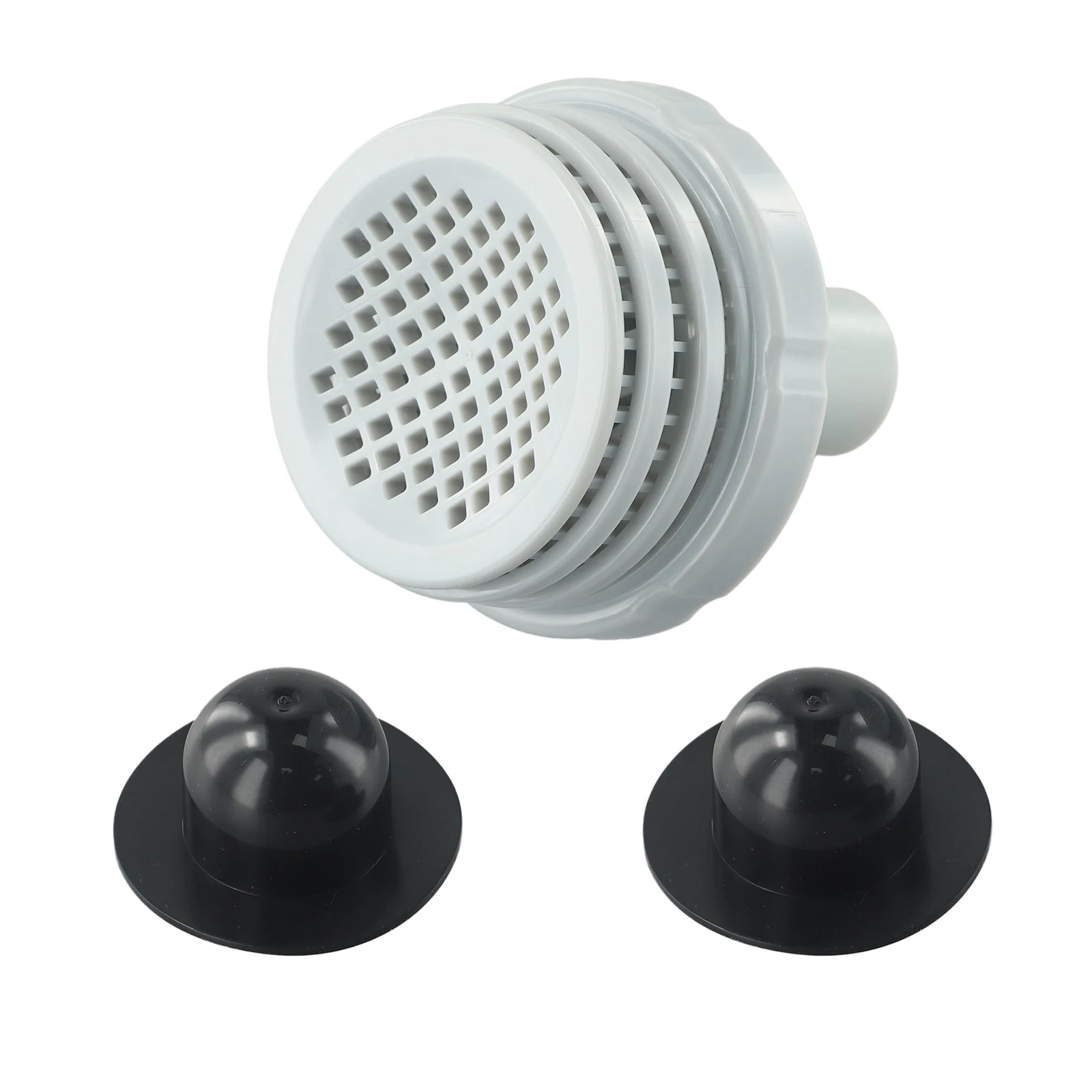 Juego de conectores de filtro de piscina de varias piezas para Intex, incluye colador y tapón de orificio necesario para sistemas de piscina