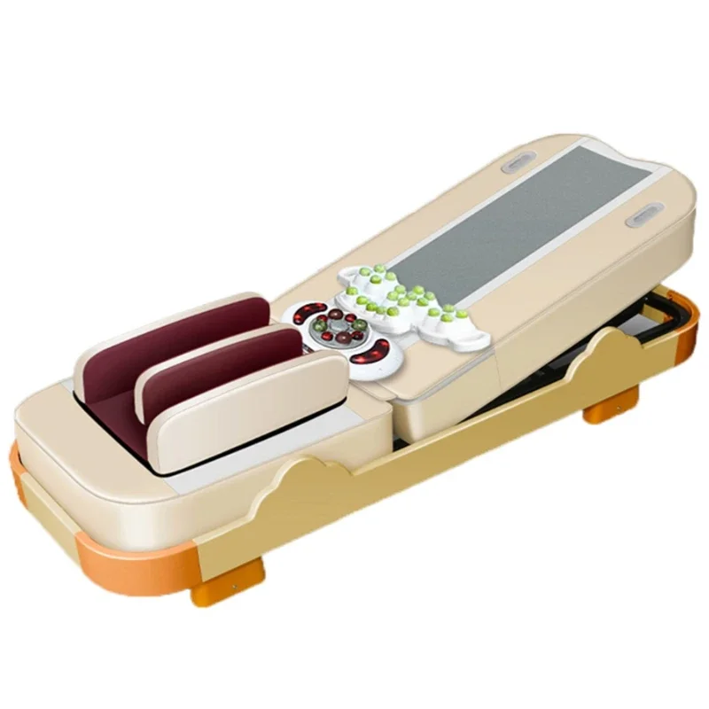 

4D whole body spine and cervical spine correction multifunctional jade electric health massage bed